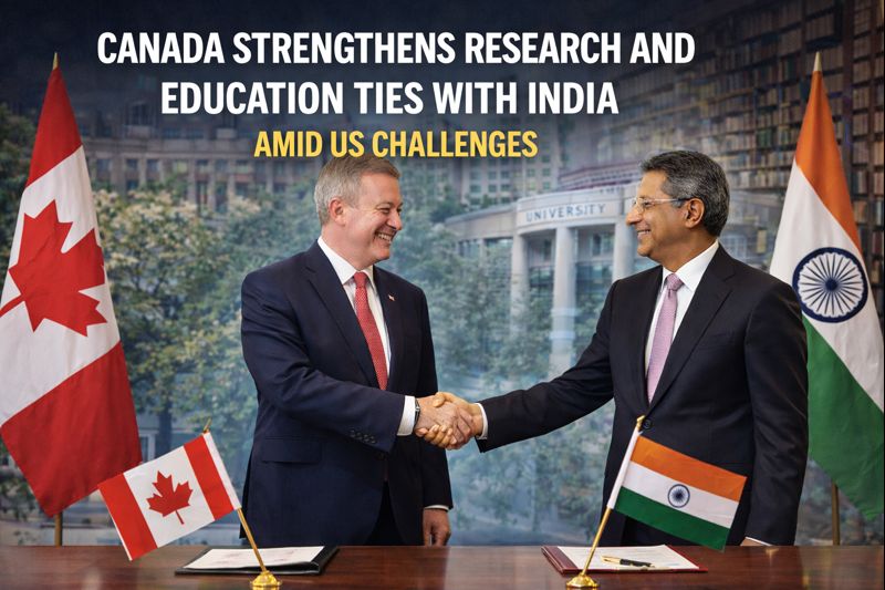 Canada Strengthens Research and Education Ties With India Amid US Challenges