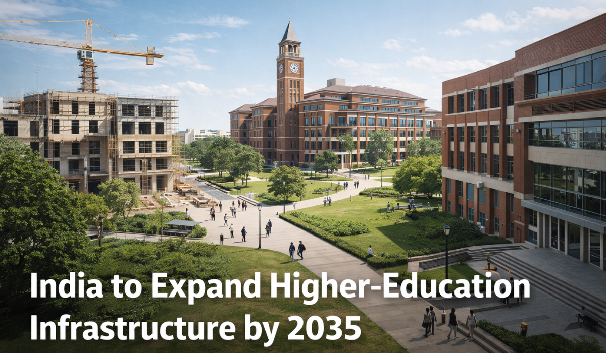India’s Higher-Education Sector to Expand 2.7 Billion Sq Ft by 2035